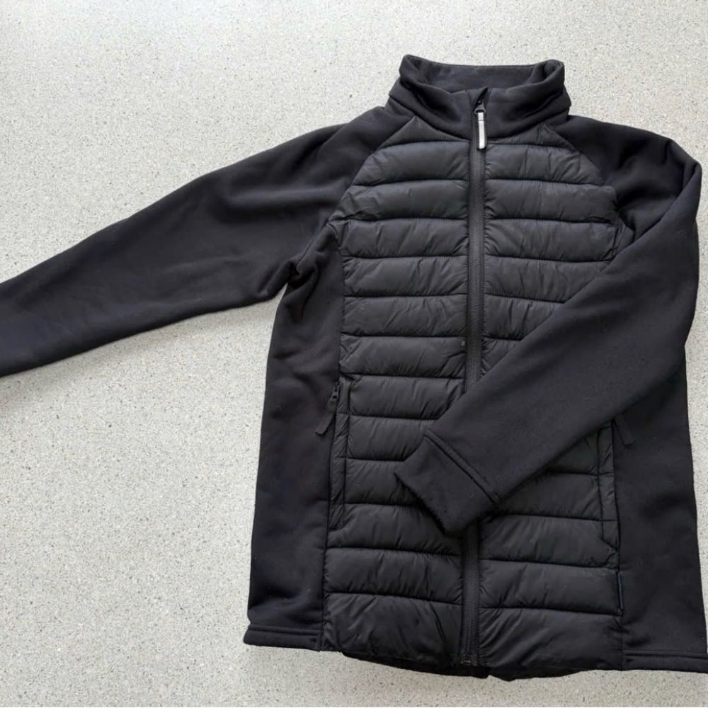 Polarn O Pyret Black Puffer Jacket Sz 6-7
